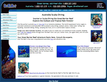 Tablet Screenshot of divethereef.com
